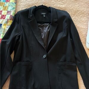 Torrid Classic Black Suit Jacket